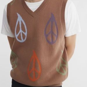 OBEY Peaced Sweater Vest size small new with tag